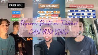 CAN YOU SING Popcorn Duets on Tiktok  TikTok Compilation 2020 [upl. by Nasaj]