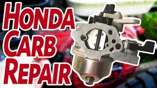 How to Rebuild a Honda GX200GX390 Carburetor [upl. by Atalee]