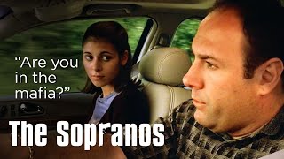 Meadow Soprano Asks Tony Soprano About The Mafia  The Sopranos  HBO [upl. by Reisfield]