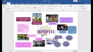 TUTORIAL MAPA MENTAL EN WORD [upl. by Bess439]