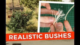 Modelling realistic bushes  model scenery tutorial 2 [upl. by Cloutman]