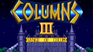 Mega Drive Longplay 530 Columns III Revenge of Columns [upl. by Attenyw]