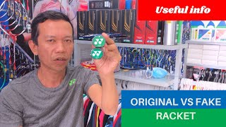 Original vs Fake Racket [upl. by Alexei]