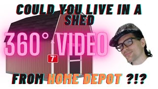 360 Degree Video Home Depot Tuff Shed Model TB700 [upl. by Rein]