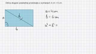 Przekątna prostokąta [upl. by Glinys]