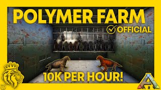 AUTOMATED Organic Polymer Farm Tutorial  10K PER HOUR  ARK Survival Evolved [upl. by Ot]