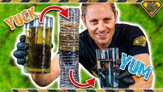 DIY Make Swamp Water Drinkable King Of Random Dives Into How To Make A Homemade DIY Water Filter [upl. by Earal45]