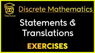 Discrete Mathematics Statement Identification and Translation Examples [upl. by Akinohs]