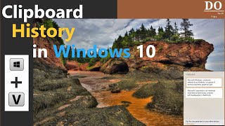 How to Enable The Clipboard in Windows 10  Copy  History  Paste [upl. by Mercorr563]