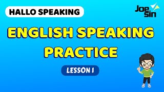 Speaking Practice With Subtitle and Conversation  Lesson 1  Belajar Speaking [upl. by Angus]