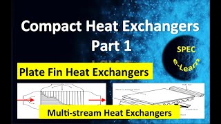 Compact Heat Exchangers Part 1 Plate Fin Heat Exchangers [upl. by Jammin]