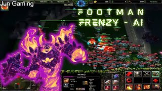 Warcraft III  Footman frenzy  AI [upl. by Akehsat]