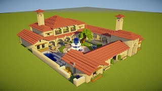 Minecraft How to Build an Italian Villa  Tutorial [upl. by Coulter784]