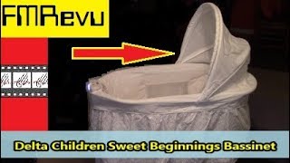 How to Assemble Delta Children Sweet Beginnings Bassinet  Essential Baby Accessories for Parents [upl. by Iaria]