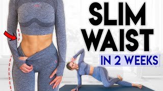 SLIM WAIST in 2 Weeks  5 minute Home Workout [upl. by Lihcox723]