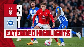 EXTENDED HIGHLIGHTS  NOTTINGHAM FOREST 31 BRIGHTON  PREMIER LEAGUE [upl. by Plank26]