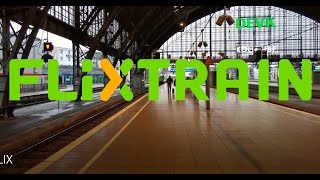 Tripreport FLIXTRAIN Review Cologne  Berlin Low Budget Train through Germany Flixtrip Flixbus [upl. by Viv]