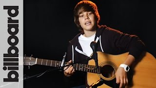 Justin Bieber One Time Full Acoustic Performance  Billboard Live Studio Session [upl. by Enaillil35]