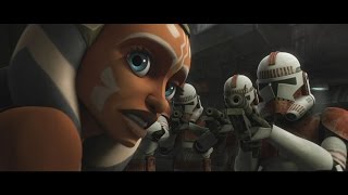 Star Wars The Clone Wars  Ahsoka Tano amp Asajj Ventress vs Clones 1080p [upl. by Felic]