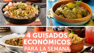 4 guisados económicos para la semana  Kiwilimón [upl. by Hallutama]