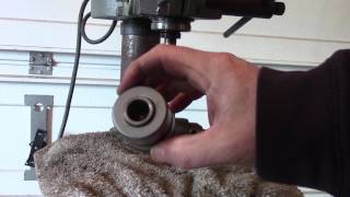 How To Remove Drill Press Chuck Rockwell Delta [upl. by Lenroc]