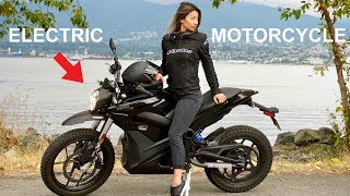 THE ELECTRIC MOTORCYCLE IS HERE  Zero DSR and FX test ride and review [upl. by Aynor327]