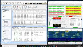 Ham Radio Deluxe and WSJTX Demo [upl. by Oralie]