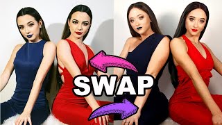 Twins Swap Rooms for 24 HOURS  Merrell Twins [upl. by Atikihs]