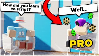 How pro Roblox developers learnt to script [upl. by Enelaj]