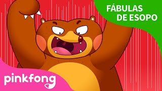 El Oso y los Dos Amigos  Fábulas de Esopo  Pinkfong Cuentos Infantiles [upl. by Lanor145]