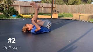 3 beginner trampoline tricks Easy [upl. by Giliana]