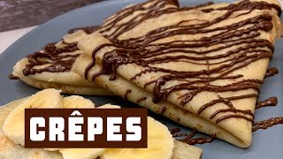 La MEJOR RECETA de CREPES  Muy fácil [upl. by Reinert]