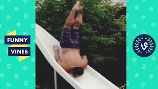 SCORPION Down WATER SLIDE  Funny Fails [upl. by Noscire770]