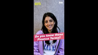 Navya Naveli Nanda  Do You Know These Finance Terms [upl. by Borries619]