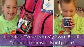 Updated quotWhats In My Swim Bagquot Speedo Teamster Swim Bag [upl. by Barrington]