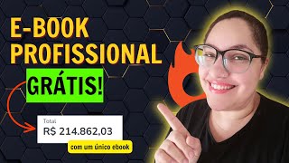 🔴 Como criar um EBOOK para vender no HOTMART  DE GRAÇA  100 PROFISSIONAL  PASSO A PASSO [upl. by Aramal908]