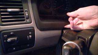 Volvo S60 V70 Turn signal stalk removal 20012009 [upl. by Enylekcaj]