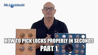 How To Pick Locks Properly In Seconds Part 1  Mr Locksmith™ [upl. by Arodoet852]