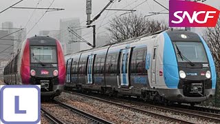 Transilien L Houilles  CarrièressurSeine  Paris SaintLazare [upl. by Donaldson]