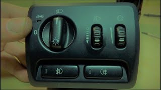 Volvo Light Switch Module LSM repair [upl. by Notsuoh301]