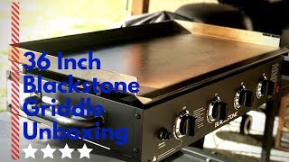 Blackstone Griddle unboxing assembly and seasoning [upl. by Maureene]