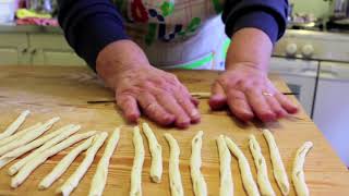 How to Make Fusilli Pasta  Pasta Grannies [upl. by Anaitit]