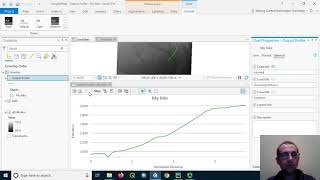 Making an elevation profile graph in ArcGIS Pro [upl. by Quinby]