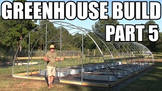 Greenhouse build part 5 of 6 from Growers Solution [upl. by Attenad76]