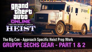 GTA Online The Diamond Casino Heist  Gruppe Sechs Gear Part 1 amp 2 The Big Con  Solo [upl. by Atteirneh819]