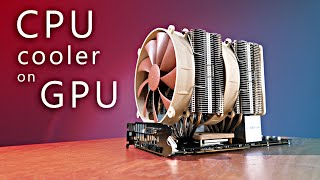 CPU cooler on GPU  superb performance [upl. by Eversole346]