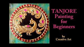 TANJORE PAINTING FOR BEGINNERS [upl. by Adiehsar]