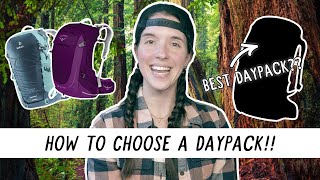 How to Choose a Hiking DAYPACK  Miranda in the Wild [upl. by Nnylrac]