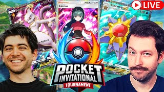 FIRST Pokemon TCG Pocket Invitational TOURNAMENT [upl. by Gorman]