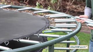 AlleyOOP DoubleBounce Installation Video Part 2 JumpSport Trampolines [upl. by Alice741]